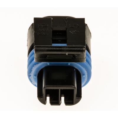 Delphi, Metri-Pack 150.2 Pull-To-Seat Automotive Connector Socket 2 Way, Crimp Termination