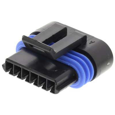 Delphi, Metri-Pack 150.2 Pull-To-Seat Automotive Connector Socket 6 Way, Crimp Termination