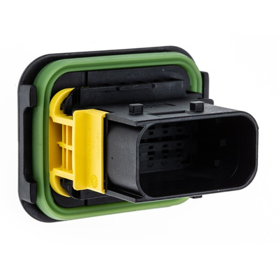 TE Connectivity, HDSCS Automotive Connector Plug 12 Way, Crimp Termination