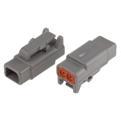 Deutsch, DTM Automotive Connector Plug 2 Way