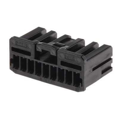 JST, HCH Automotive Connector Socket 9 Way, Crimp Termination