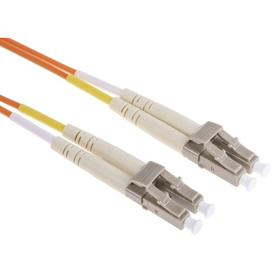 RS PRO OM1 Multi Mode Fibre Optic Cable LC to LC 62.5/125μm 2m