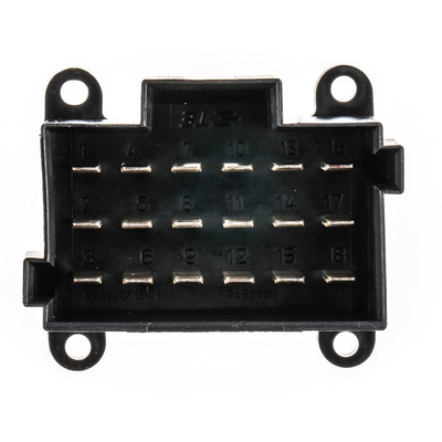 TE Connectivity, Timer Automotive Connector Plug 18 Way, Solder Termination