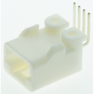 TE Connectivity, TH 025 Automotive Connector Socket 4 Way, Solder Termination