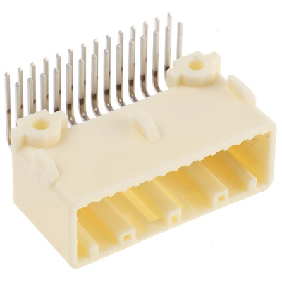 TE Connectivity, TH 025 Automotive Connector Socket 28 Way, Solder Termination