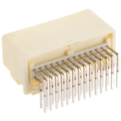 TE Connectivity, TH 025 Automotive Connector Socket 28 Way, Solder Termination