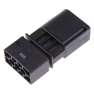TE Connectivity Automotive Connector 3 Way, Solder Termination