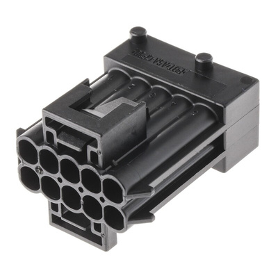TE Connectivity, Junior Power Timer Automotive Connector Plug 10 Way, Solder Termination