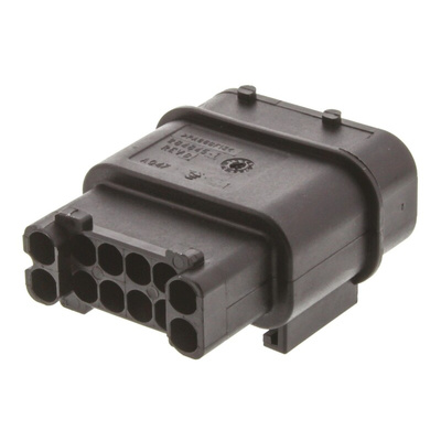 TE Connectivity, AMP MCP 1.5/2.8 Automotive Connector Plug 12 Way