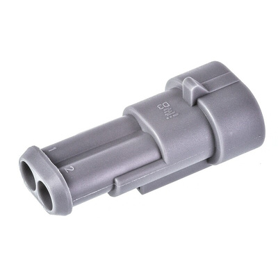 TE Connectivity, AMP Superseal 1.5 Automotive Connector Socket 2 Way