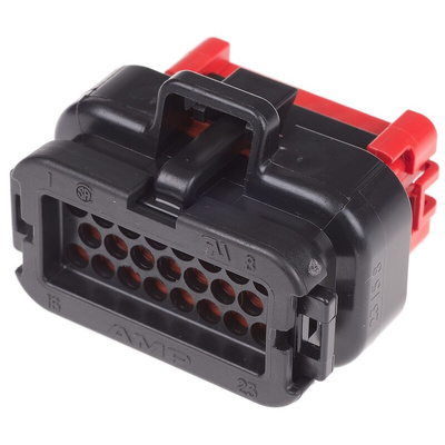 TE Connectivity, MULTILOCK 025/090 II Automotive Connector Socket 26 Way, Solder Termination