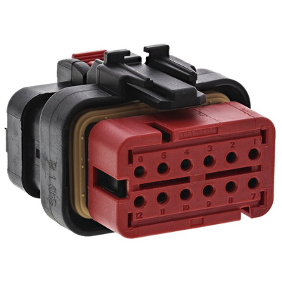 TE Connectivity, AMPSEAL 16 Automotive Connector Plug 12 Way