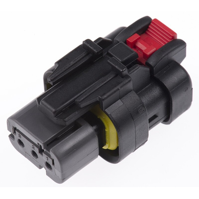 TE Connectivity, AMPSEAL 16 Automotive Connector Plug 3 Way