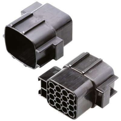 TE Connectivity, EconoSeal J Mark II Automotive Connector Plug 16 Way