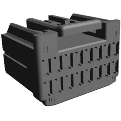 TE Connectivity, Multilock .040 .070 Hybrid Automotive Connector Plug 16 Way