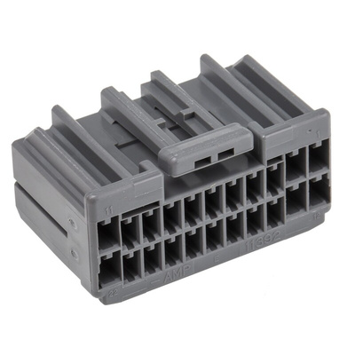 TE Connectivity, Multilock .040 .070 Hybrid Automotive Connector Plug 22 Way