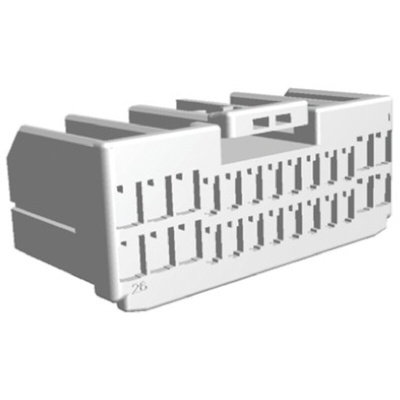 TE Connectivity, Multilock .040 .070 Hybrid Automotive Connector Socket 26 Way