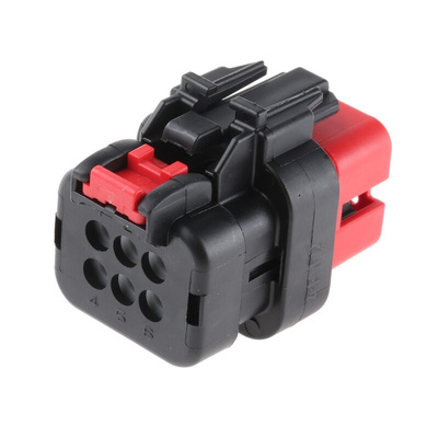 TE Connectivity, AMPSEAL 16 Automotive Connector Socket 6 Way