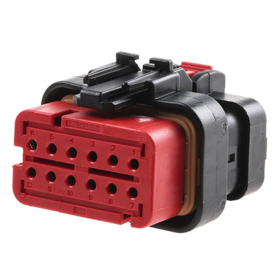 TE Connectivity, AMPSEAL 16 Automotive Connector Socket 12 Way