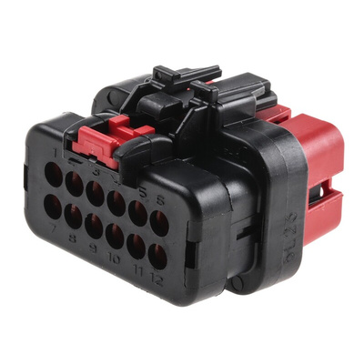 TE Connectivity, AMPSEAL 16 Automotive Connector Socket 12 Way