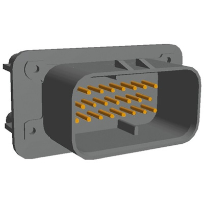 TE Connectivity, AMPSEAL Automotive Connector Plug 23 Way, Solder Termination