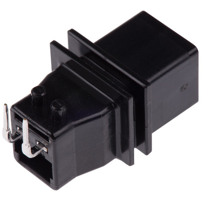 JAE, MX44 Automotive Connector Plug 2 Way, Solder Termination