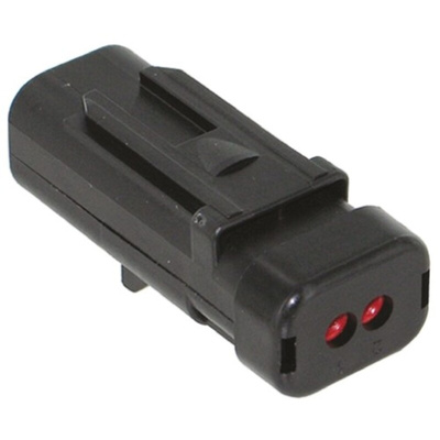 TE Connectivity, AMPSEAL 16 Automotive Connector Socket 2 Way, Crimp Termination