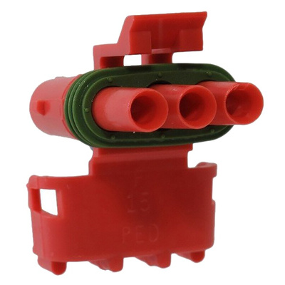 Delphi, Weather-Pack Automotive Connector Socket 3 Way, Crimp Termination