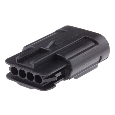 Delphi, GT 150 Automotive Connector Plug 4 Way, Crimp Termination