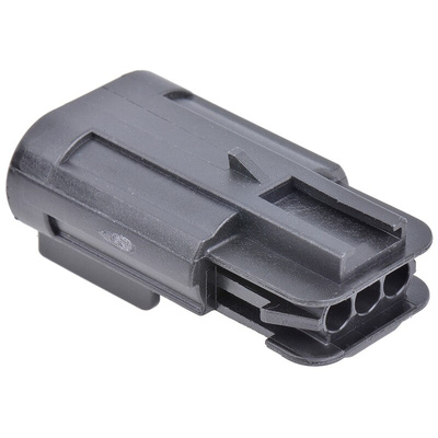 Delphi, GT 150 Automotive Connector Plug 3 Way, Crimp Termination
