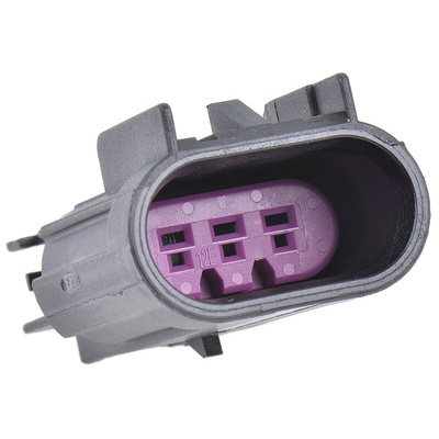 Delphi, GT 150 Automotive Connector Plug 3 Way, Crimp Termination