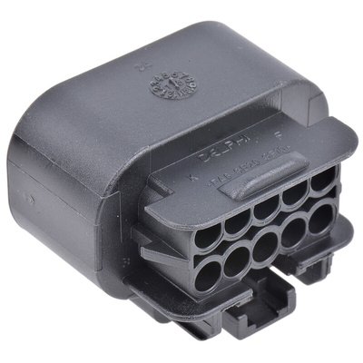 Delphi, GT 150 Automotive Connector Socket 10 Way, Crimp Termination