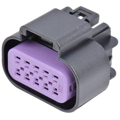 Delphi, GT 150 Automotive Connector Socket 10 Way, Crimp Termination