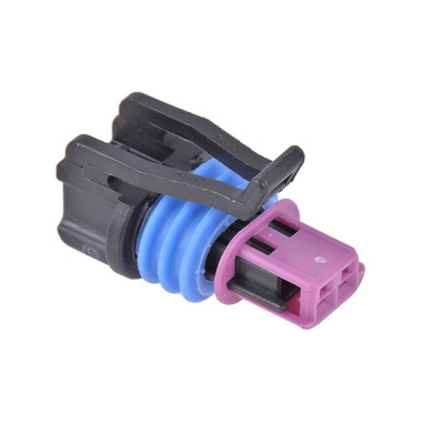 Delphi, GT 150 Automotive Connector Socket 2 Way, Crimp Termination