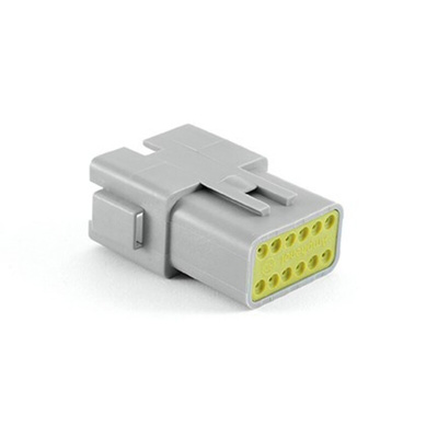Amphenol Industrial, AT Automotive Connector Socket 12 Way, Crimp Termination
