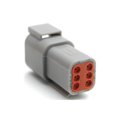 Amphenol Industrial, ATM Automotive Connector Socket 6 Way, Crimp Termination