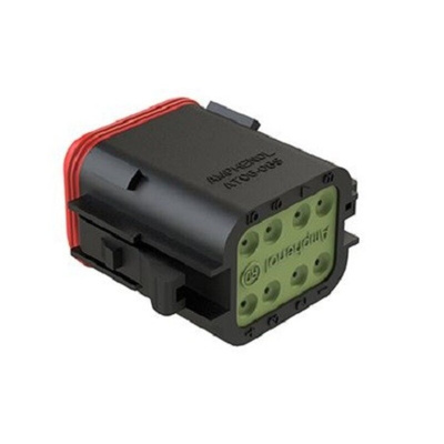 Amphenol Industrial, AT Cable connector Socket 8 Way, Crimp Termination
