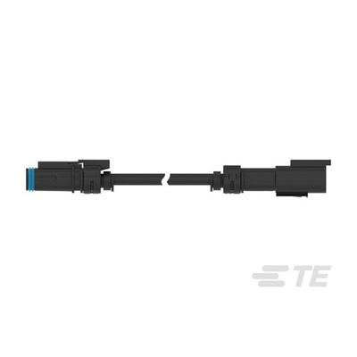 TE Connectivity, DT Automotive Connector Male to Female 2 Way, Crimp Termination