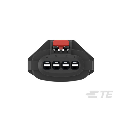 TE Connectivity, AMP MPC 2.8 Automotive Connector Socket 4 Way, Cable Termination