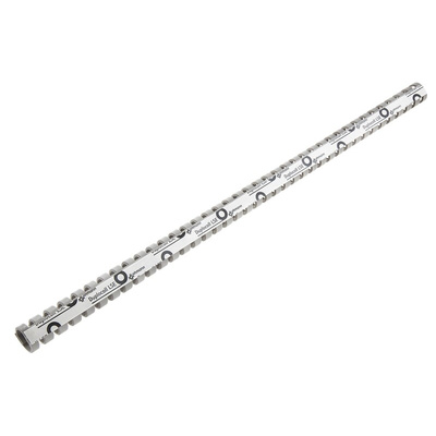 RS PRO Grey Slotted Flexible Panel Trunking - Flexible Slot, W20 mm x D20mm, L0.5m, Polypropylene