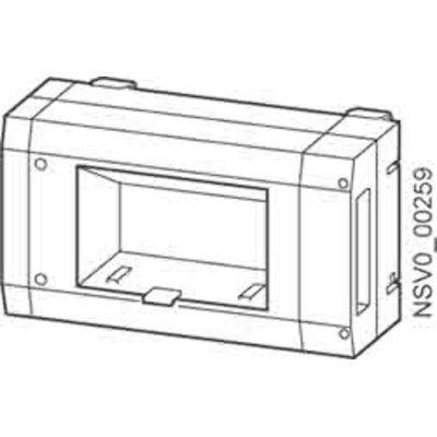 Siemens Cable Trunking Accessory, 265 x 160 x 124mm, BD01