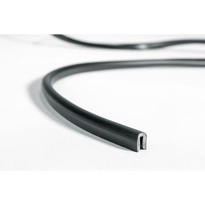 HellermannTyton PVC Trunking Corner Cover, 6.4 x 7.1mm, RA1BK