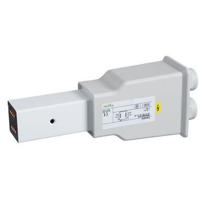 Schneider Electric Aluminium Busbar Trunking Switch Socket, 244 x 75.5 x 103.6mm, KBB
