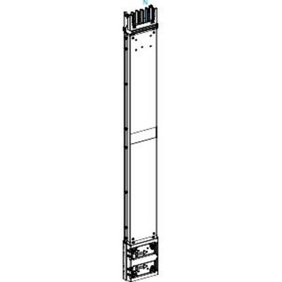 Schneider Electric Aluminium Busbar Trunking Cable Terminator, 1900 x 146 x 54mm, Canalis KS