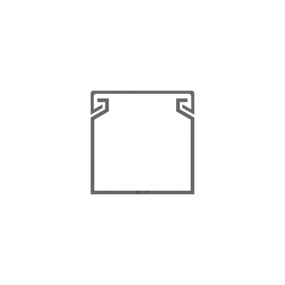 PVC Cable Trunking Accessory, 40 x 40mm