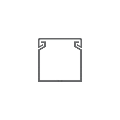 PVC Cable Trunking Accessory, 40 x 40mm