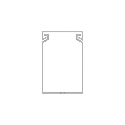 PVC Cable Trunking Accessory, 40 x 60mm