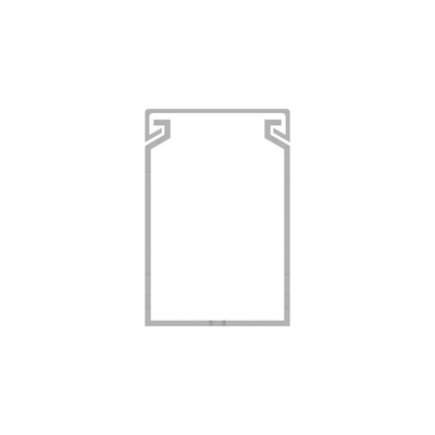 PVC Cable Trunking Accessory, 40 x 60mm