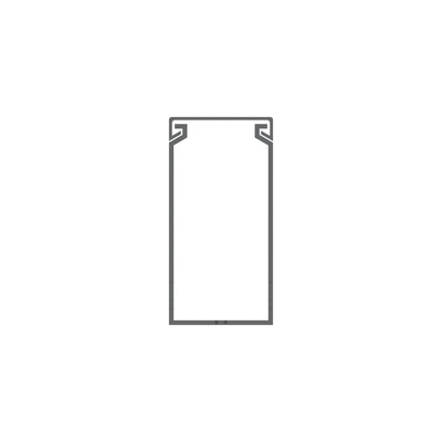 PVC Cable Trunking Accessory, 40 x 80mm