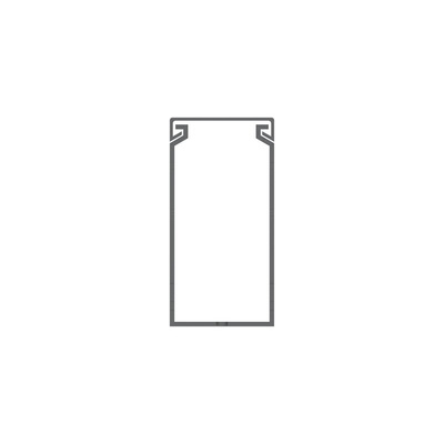 PVC Cable Trunking Accessory, 40 x 80mm